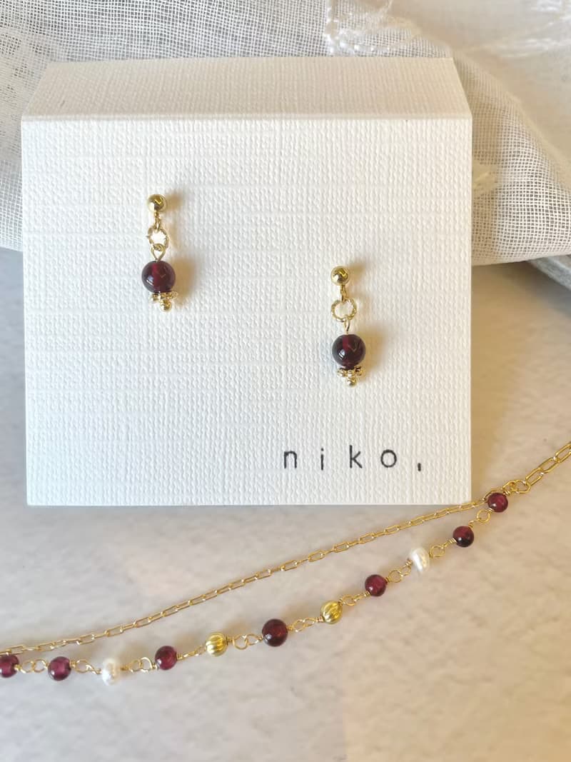 春節套 耳環 手鍊 日本手作家