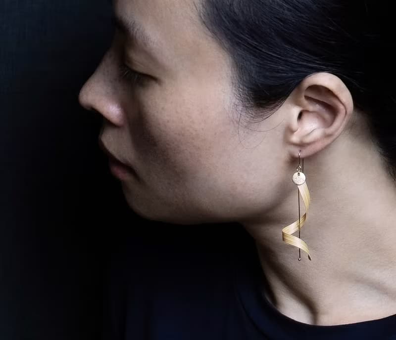 綻放的音符 - 台灣桂竹耳環 Musical Bloom - Bamboo Earring