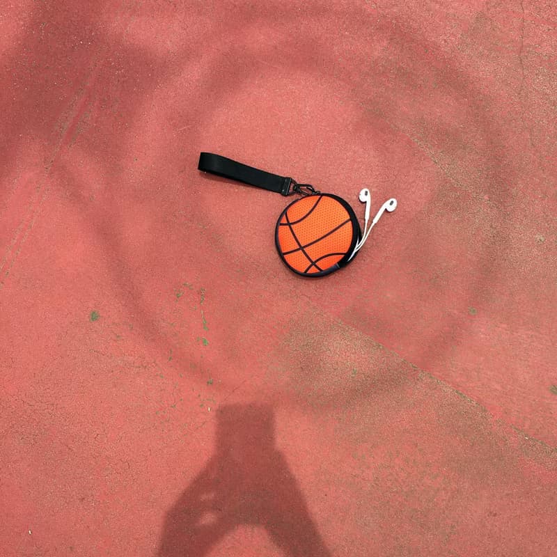 籃球零錢包 耳機收納