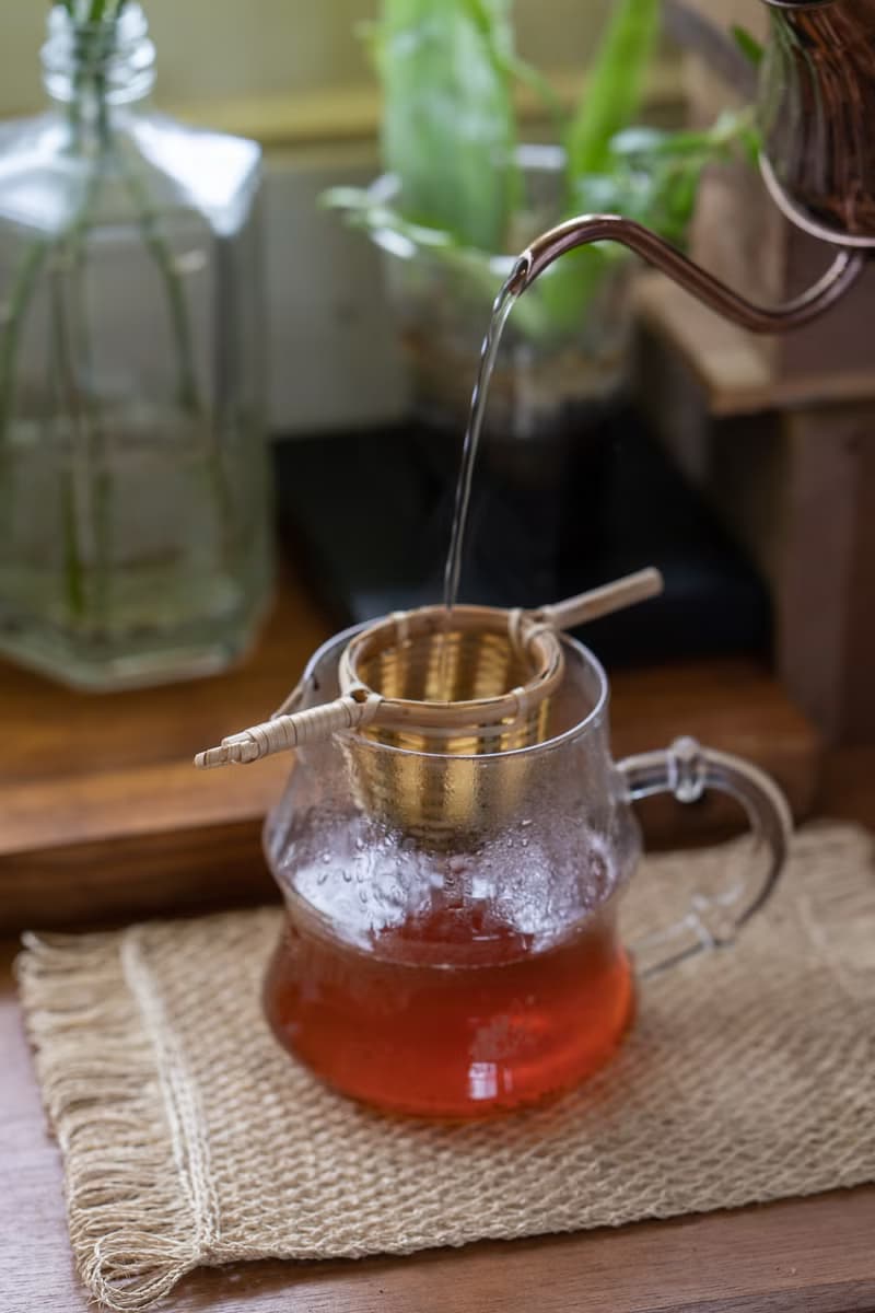 純天然手工竹編茶葉過濾器。濾茶器//2個一組//吊環版
