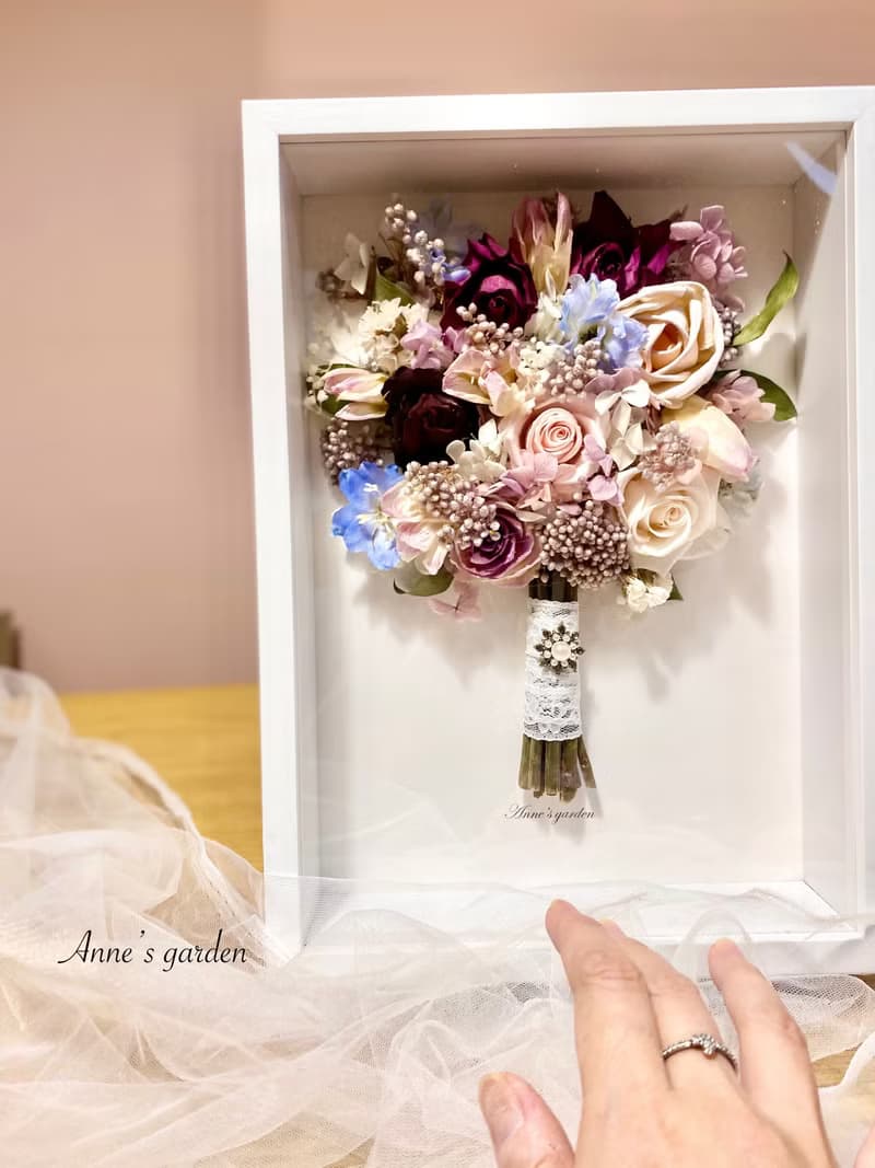 永生花束相框