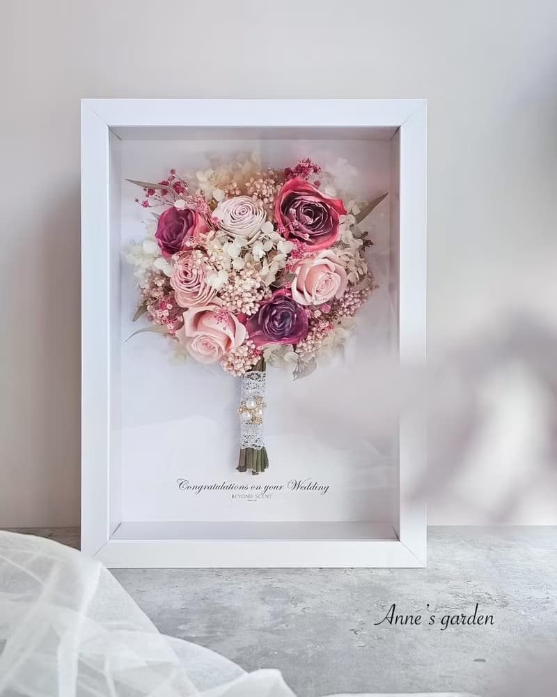 永生花束相框