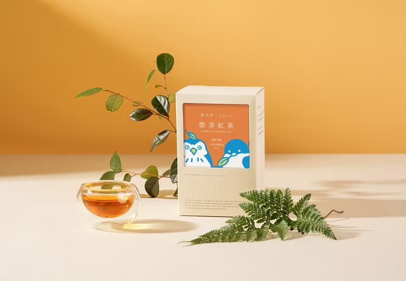 【鈺茶津 x 雀定聯名】紫芽紅茶 雀定舒心