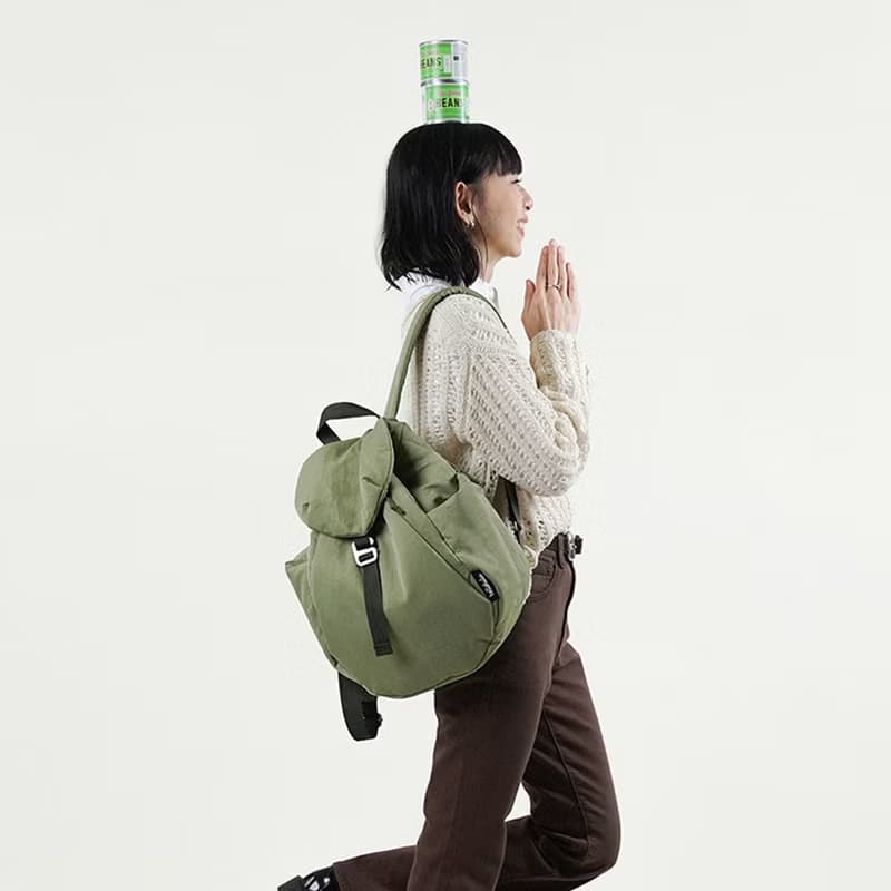 【FW25全新Wander系列】RORY 日常隨身背包 中號 (草綠色)