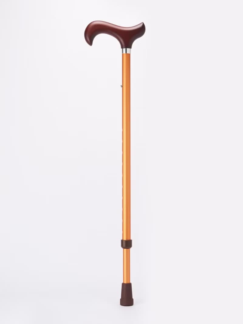 立體霧面顆粒紋手杖 - 玫瑰金