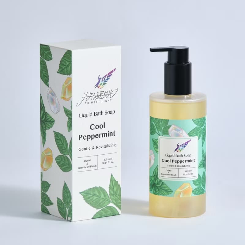 Cool Peppermint 胡椒薄荷液態皂 | 洗淨【含能量水晶】