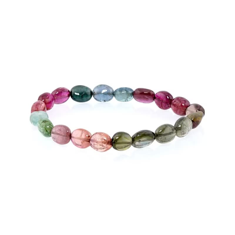 寶麗金珠寶-天然彩色糖果碧璽手鍊