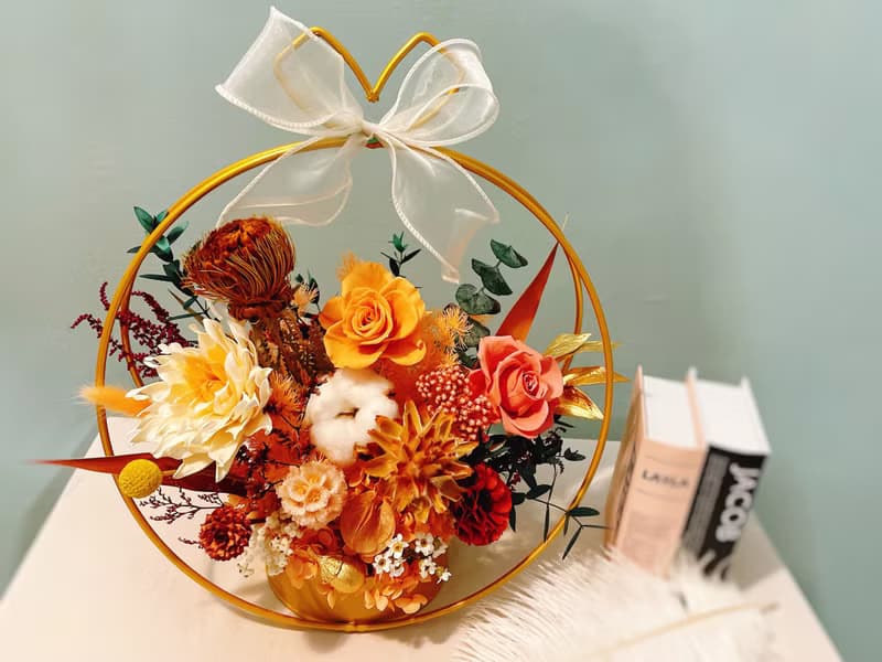 Miss。花謎 禮物桌花 鐵藝花禮 盆花 開幕花禮 情人