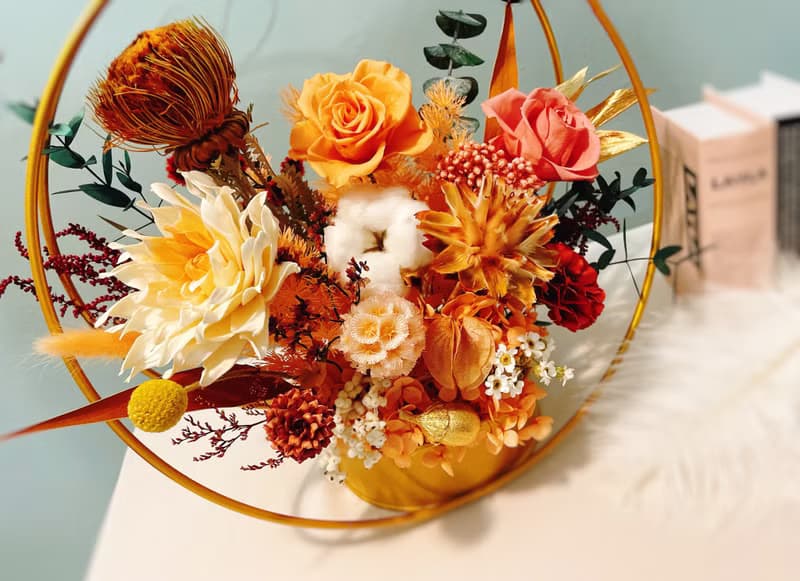 Miss。花謎 禮物桌花 鐵藝花禮 盆花 開幕花禮 情人