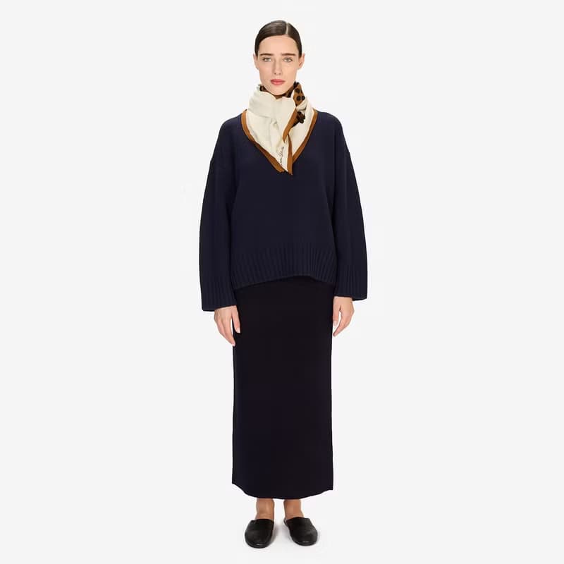 【INOUI EDITIONS】FELINE 羊毛方巾100 - 白