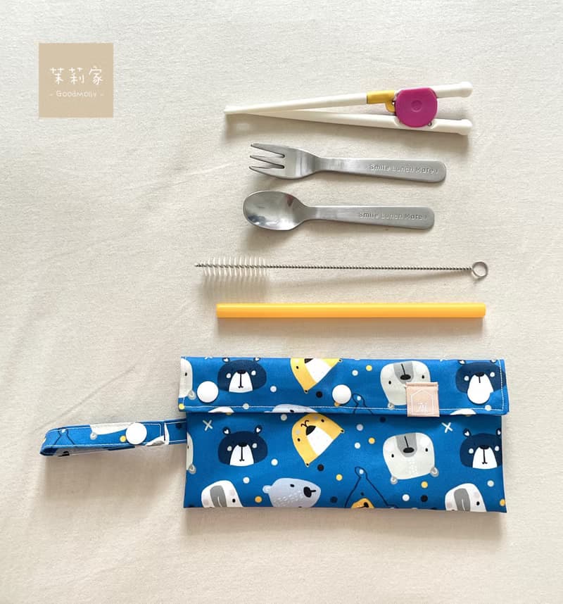 防潑水款環保餐具袋