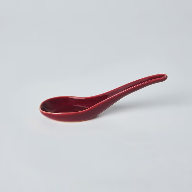 KOGA 許家陶器品 陶質湯匙 (協興紅)