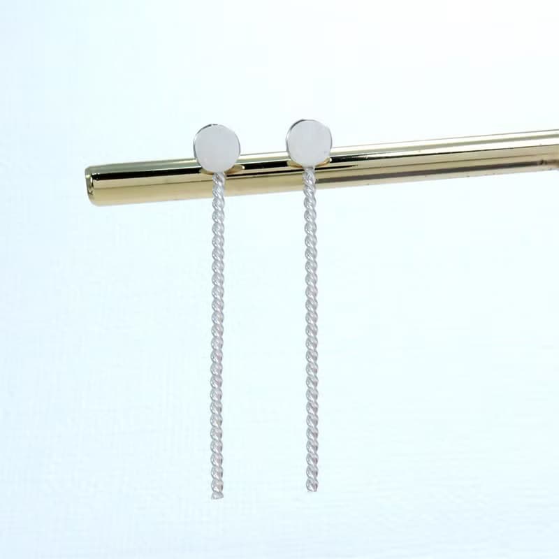 加購 組合式長方麻花 造型後扣  (不含耳環/後束)
