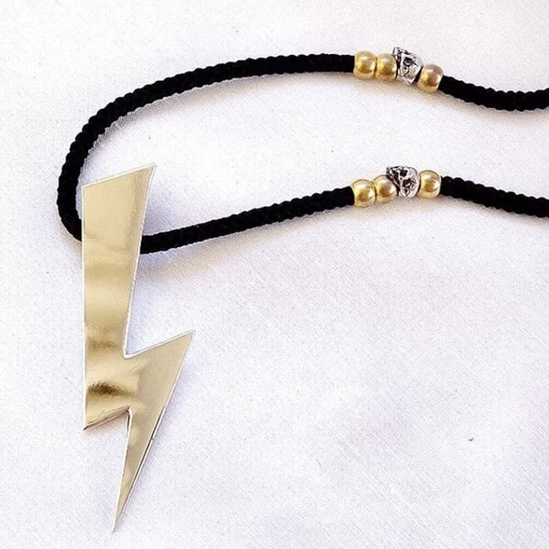 ネックレス　【稲妻の首飾り】　80cm　ロングネックレス　絹紐　by　GRYPHON