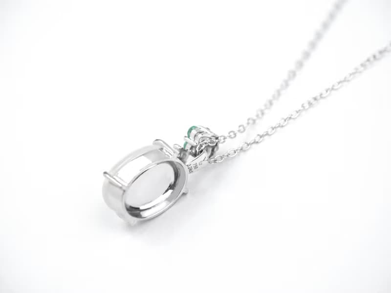 丁香花 Lilac系列 | 蛋白石 / 歐泊 / 沙佛萊 18K小花項鍊