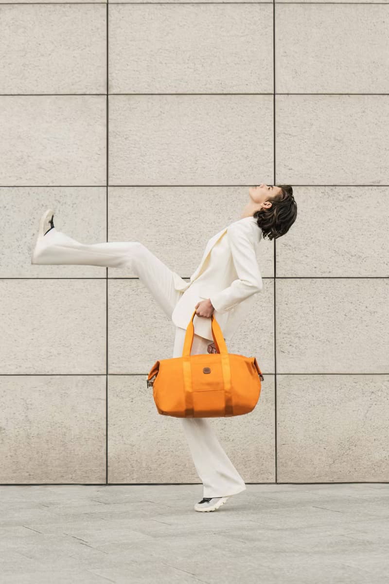 【BRIC' S】X-Bag 2合1摺疊旅行袋(中)- 天空藍