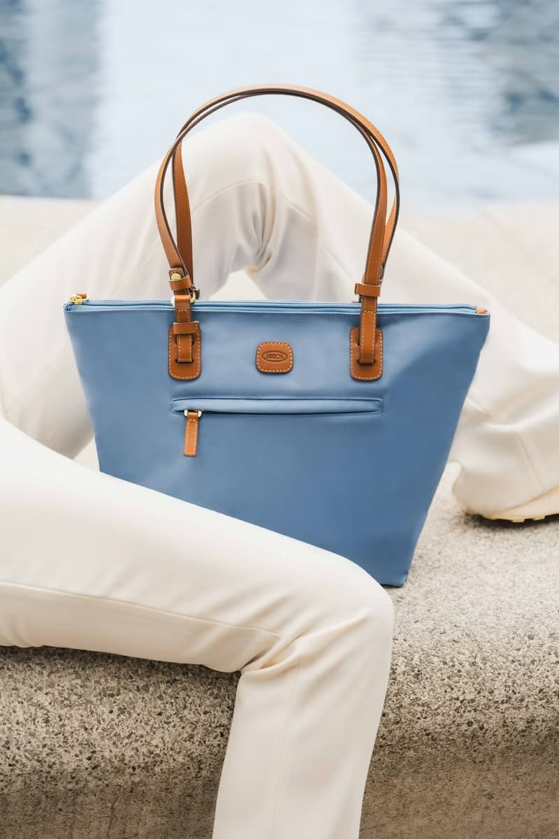 【BRIC' S】X-Bag 2合1摺疊旅行袋(中)- 天空藍