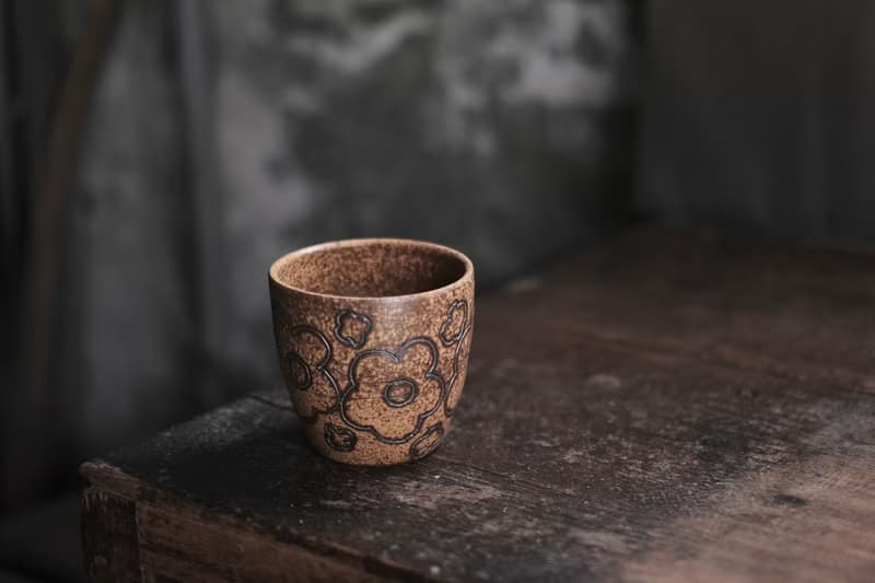 盆器 l 麥色大花 l 陶盆栽