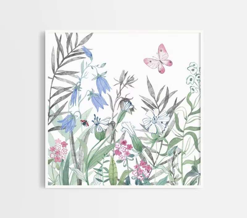 【數位】植物可列印數位 JPEG 花卉印刷海報牆畫廊牆藝術