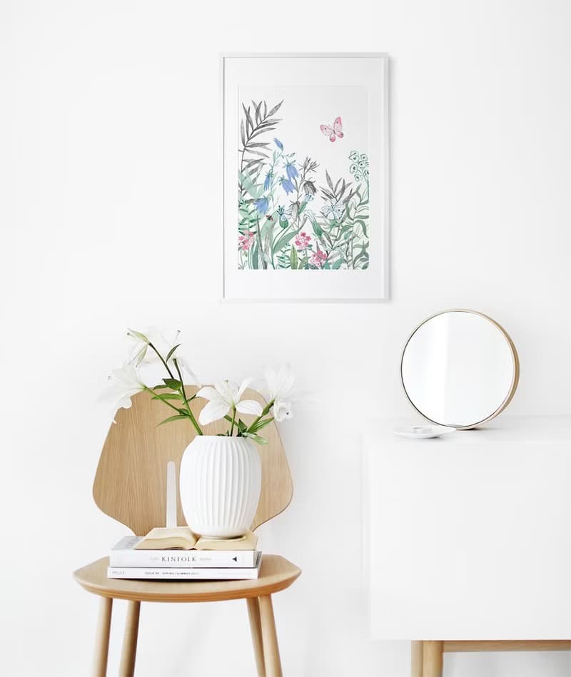 【數位】植物可列印數位 JPEG 花卉印刷海報牆畫廊牆藝術