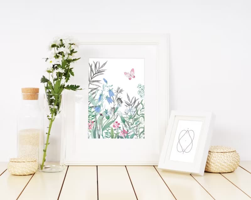 【數位】植物可列印數位 JPEG 花卉印刷海報牆畫廊牆藝術