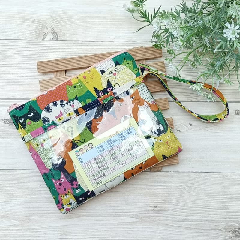 【托藥袋】幼稚園托藥袋-大款 / 貓咪