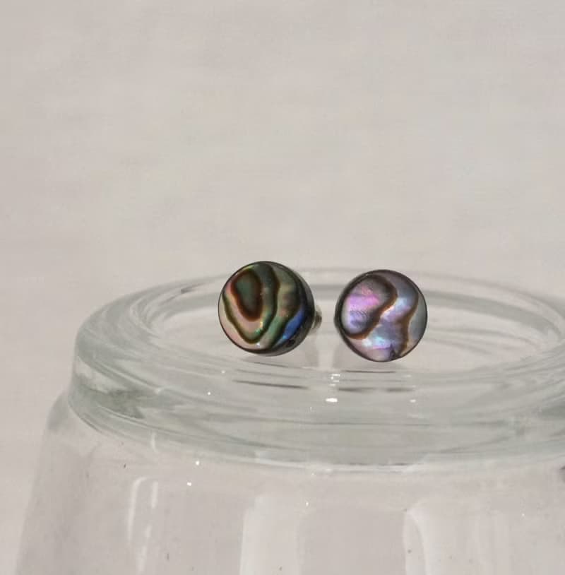 鮑魚貝戒指 x 鮑魚貝耳環