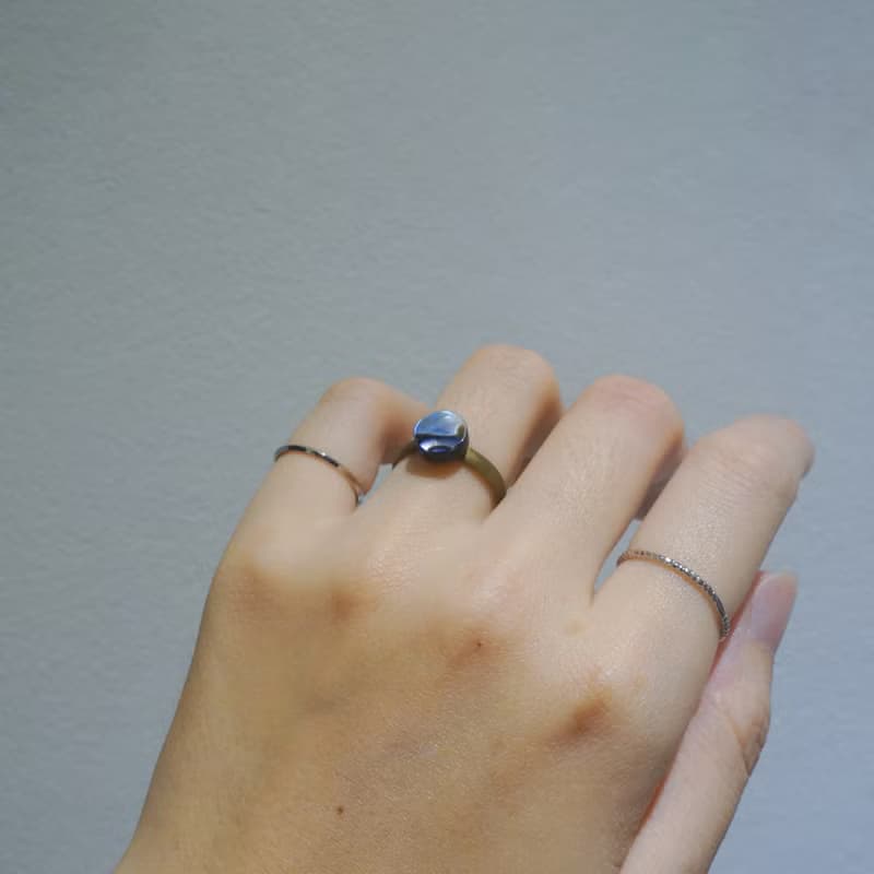 鮑魚貝戒指 x 鮑魚貝耳環