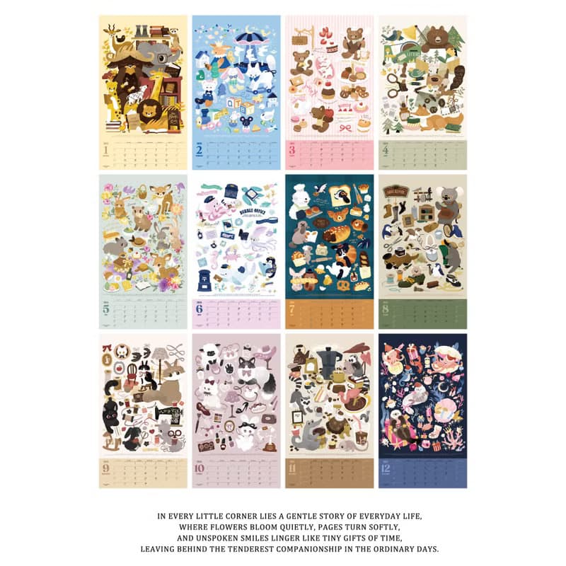 2026海報掛曆-與你同日Little corners in life