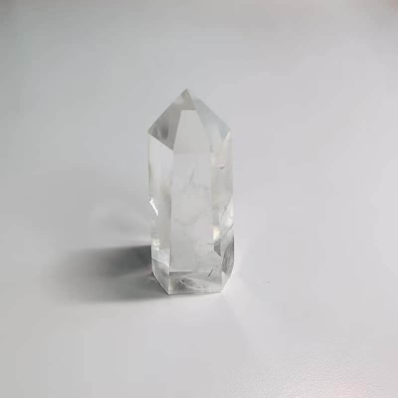 CrystalCorner隅石丨天使之翼藍針水晶丨巴西藍針白水晶柱 168.5g