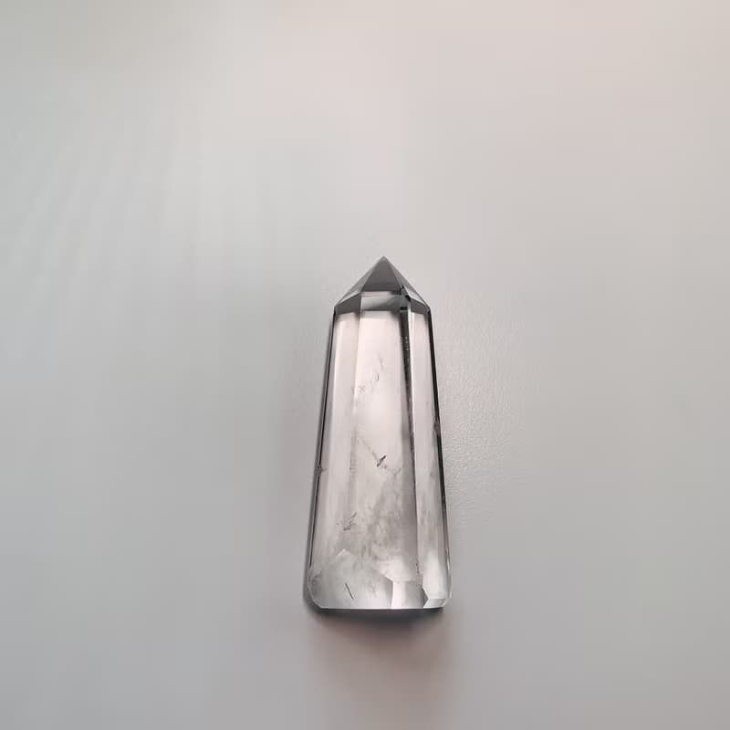 CrystalCorner隅石丨天使之翼藍針水晶丨巴西藍針白水晶柱 168.5g