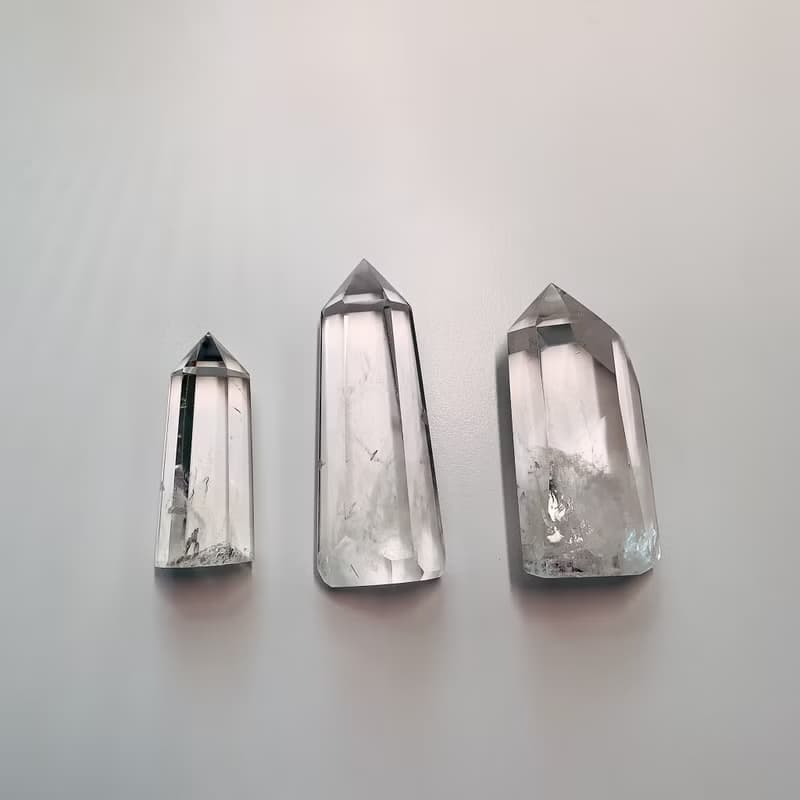 CrystalCorner隅石丨天使之翼藍針水晶丨巴西藍針白水晶柱 168.5g