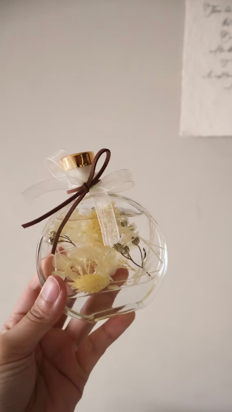 DIY材料包•六款永生花浮游花夜燈 畢業 生日 手作禮物