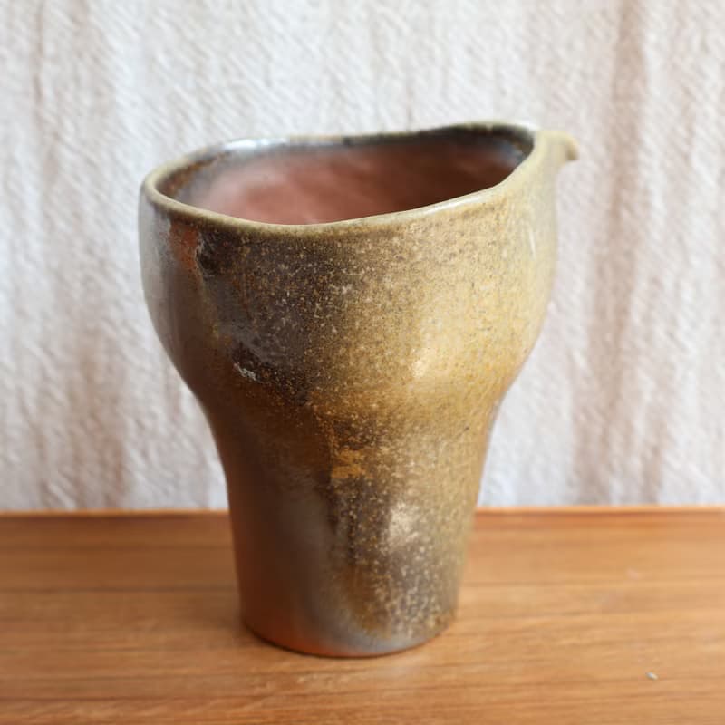 緋紅 柴燒陶茶海 公道杯