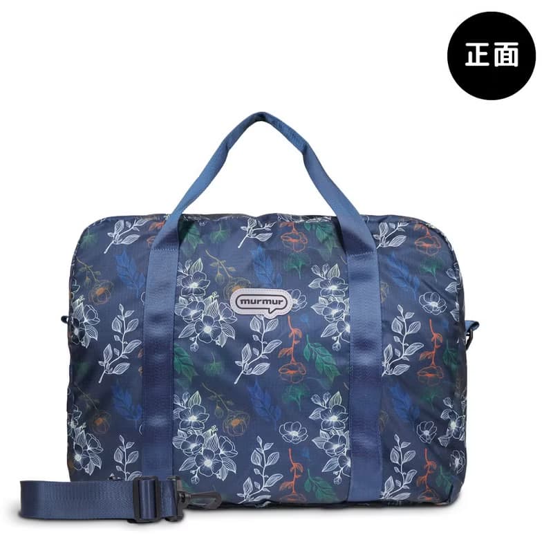 murmur 輕簡旅袋 ( 附斜背帶 ) │渲染手繪花