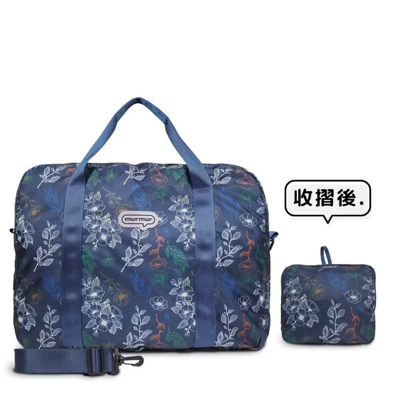 murmur 輕簡旅袋 ( 附斜背帶 ) │渲染手繪花