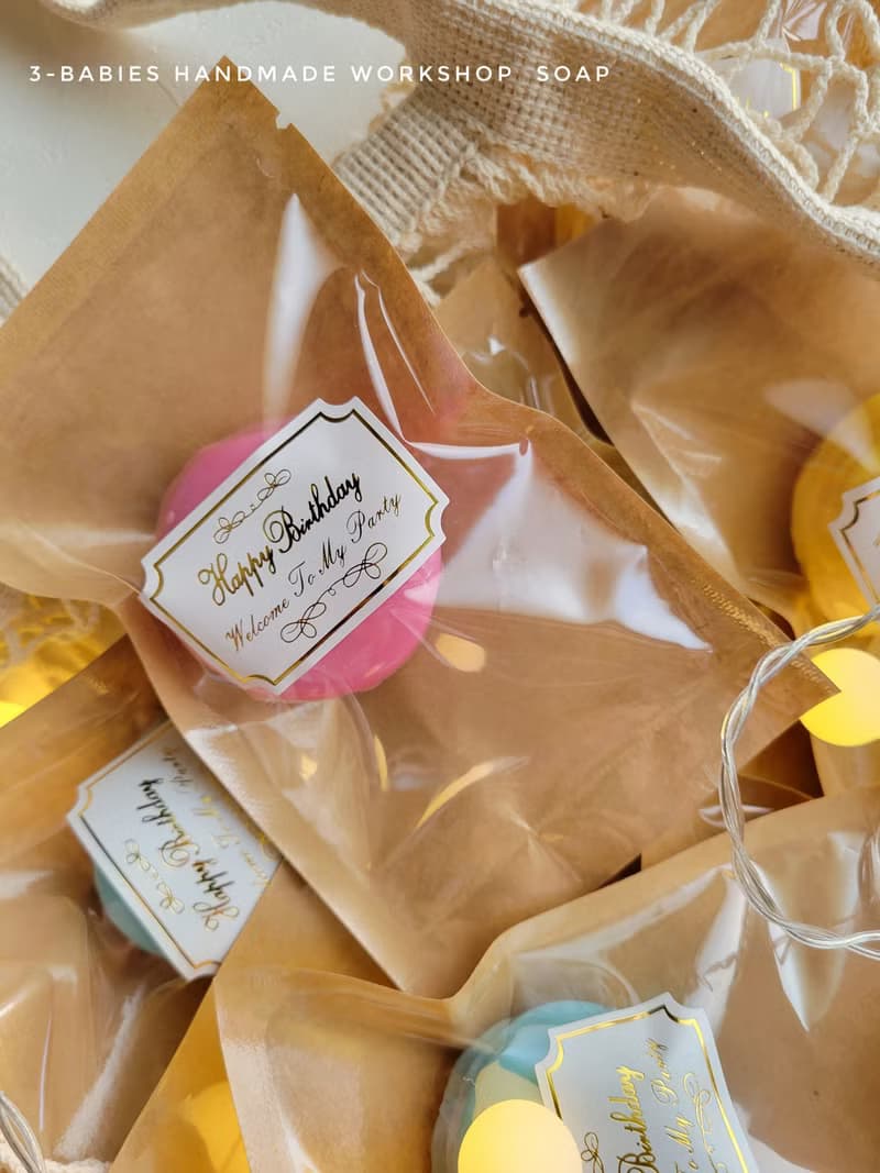 訂製款 精油香氛卡通皂生日分享包  幼稚園 國小生日禮