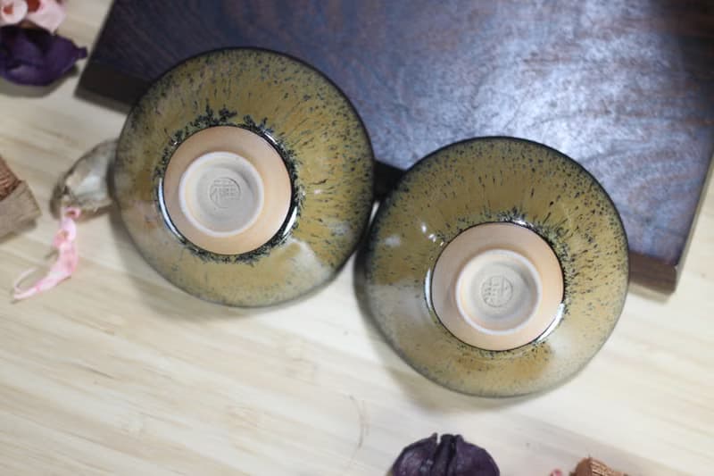 【送禮好物】70ml 天目對杯 斗笠茶杯 酒杯 鶯歌名家葉敏祥作