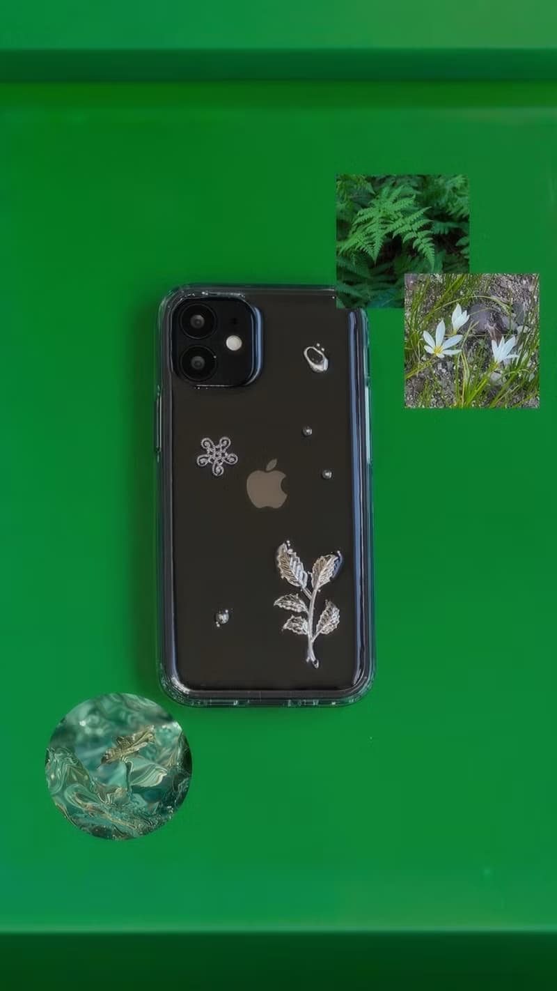 自然和宇宙樹脂手機殼