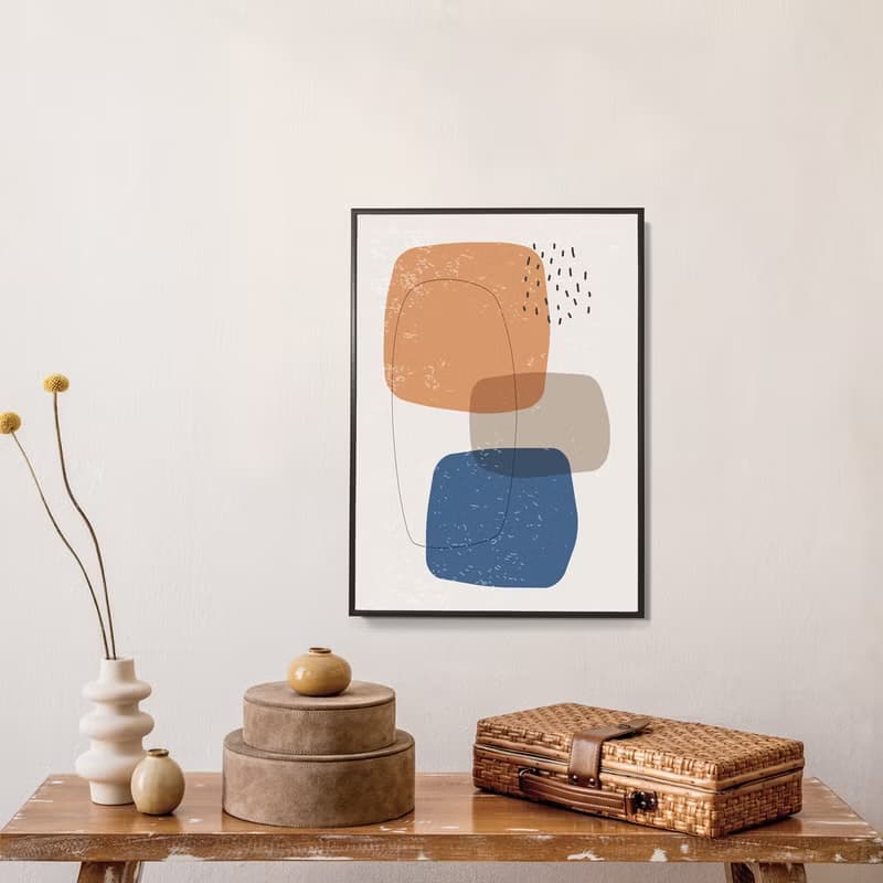 幾何 • 方形疊層I - 幾何/抽象/文青/復古/民宿/咖啡廳/掛畫