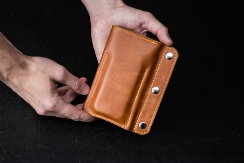 Leather Watch Roll for 2-4 watches, Leather watch pouch, watch case, watch box