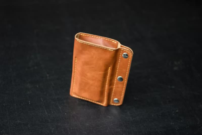 Leather Watch Roll for 2-4 watches, Leather watch pouch, watch case, watch box