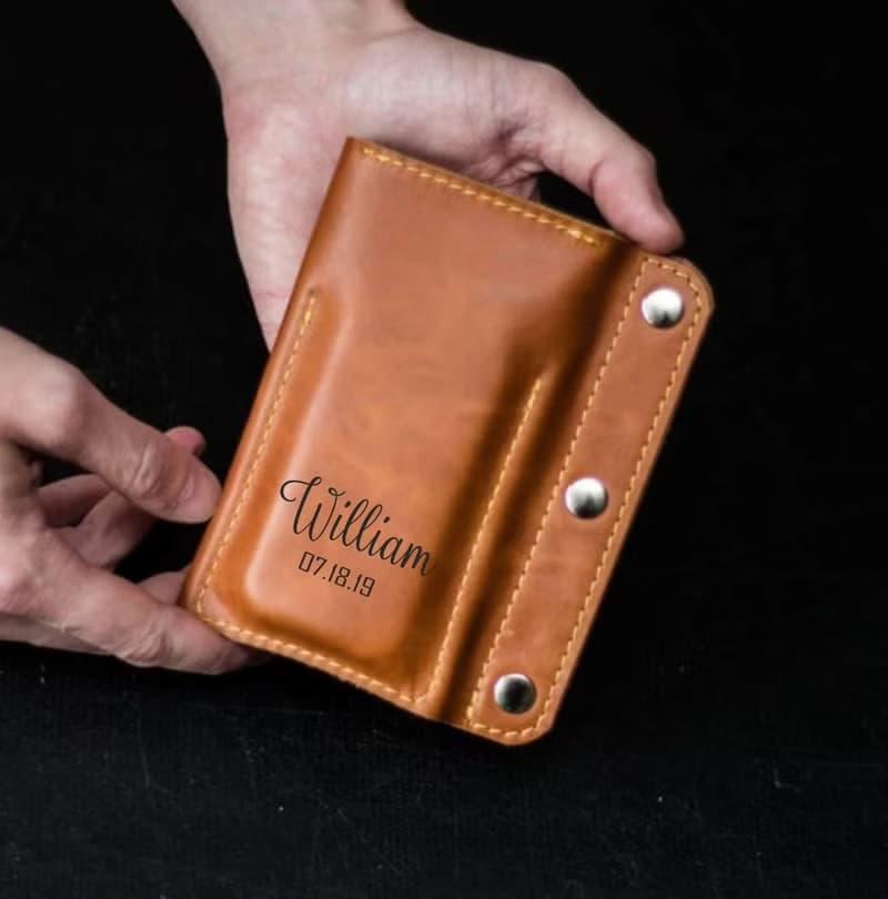 Leather Watch Roll for 2-4 watches, Leather watch pouch, watch case, watch box