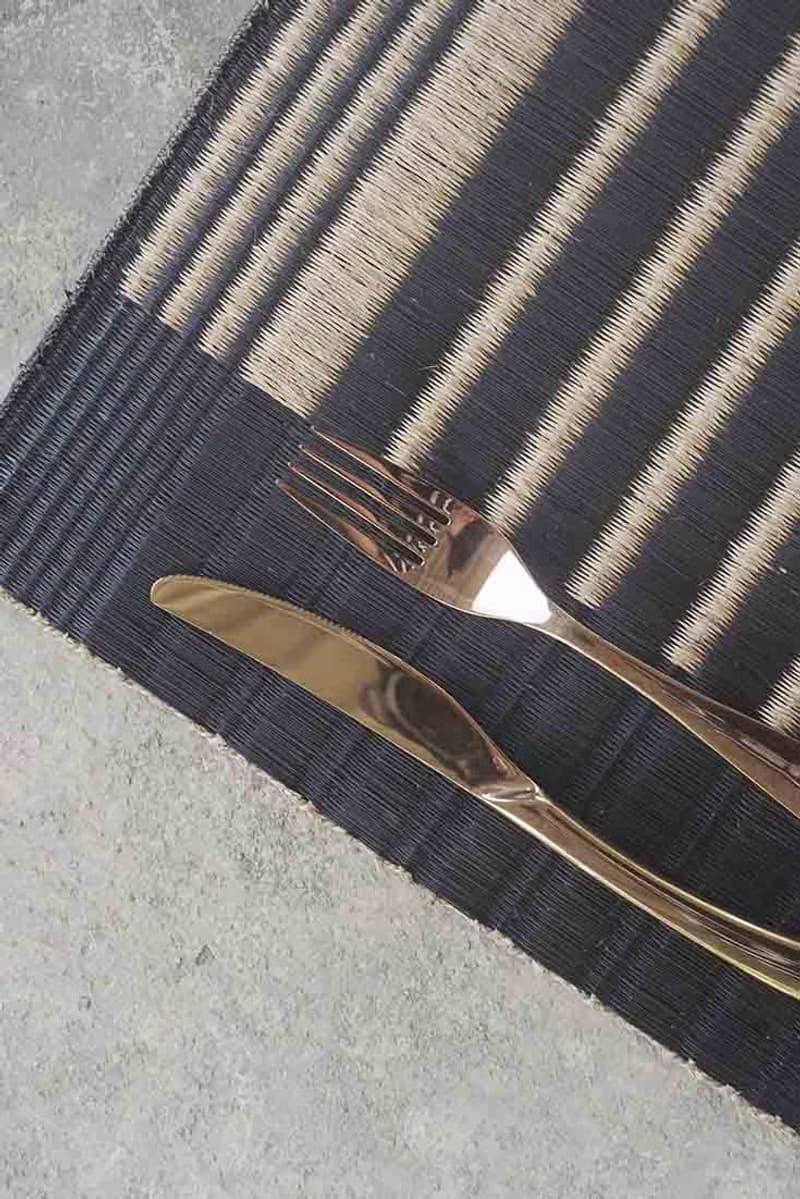 Set 2, Indigo Housewarming, Home Gifts, placemat, table mat, jute platemat