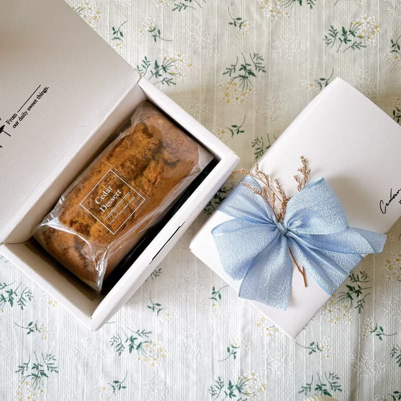 磅蛋糕禮盒| 彌月禮 |焦糖蘋果、柚香烏龍、伯爵茶香、檸檬薰衣草