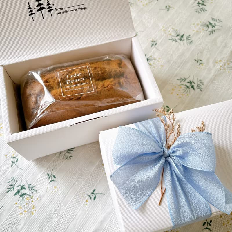 磅蛋糕禮盒| 彌月禮 |焦糖蘋果、柚香烏龍、伯爵茶香、檸檬薰衣草