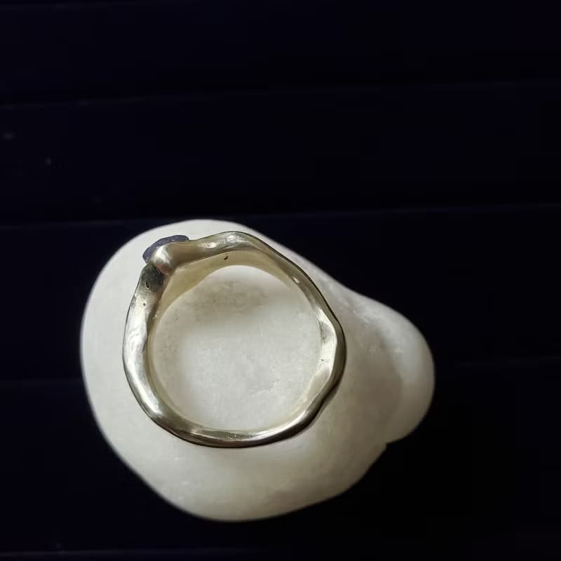 丹泉石戒指 | 925銀戒指 礦石戒指 交換禮物 生日禮物