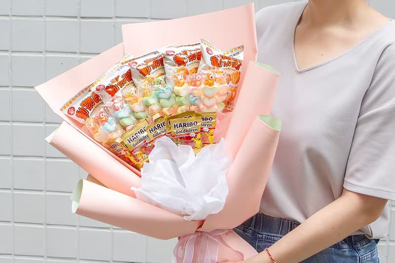 小朋友生日零食花束 (動物餅乾/棉花糖/小熊軟糖)CO002