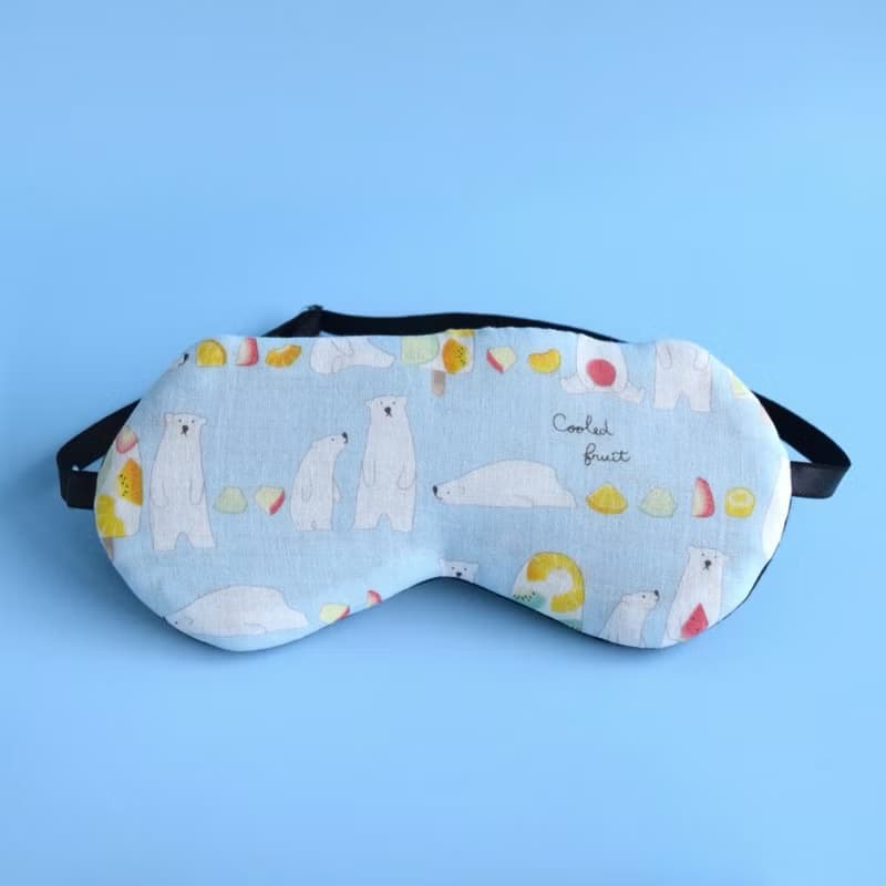 優惠2件套 | 夏日白熊眼罩 |有附收納袋|免費禮品包裝