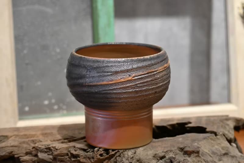 柴燒盆器 塊根盆栽 花器 盆栽 龍舌蘭 多肉植物【臻麟陶藝】